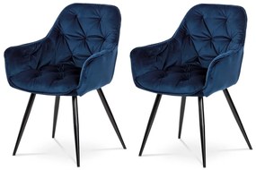 Zestaw krzeseł do jadalni DCH-421 BLUE4, 2 szt.
