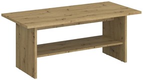 Prostokątna Ława Kawowa Z Półką Dąb Artisan W2-B49