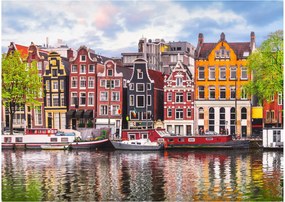 Obraz na szkle - Amsterdam, domy tańca (70x50 cm)