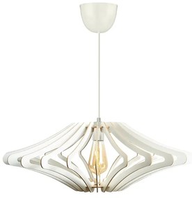 Biała lampa wisząca ø 59 cm – Opviq lights