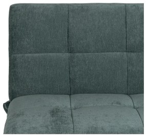 Turkusowa rozkładana sofa z tkaniny szenilowej 178 cm – Ixia