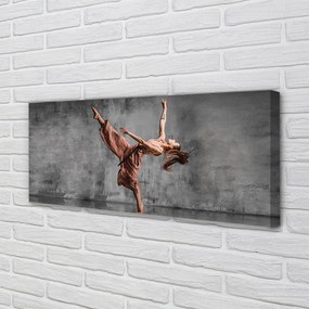 Obraz na płótnie Taniec Kobiety z Długimi Włosami