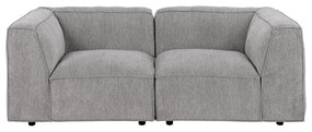 Jasnoszara sofa modułowa Bonami Selection Fairfield, 208 cm