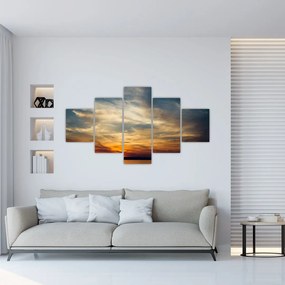 Obraz zachodu słońca (125x70 cm)