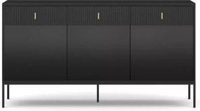 Komoda Aurea 154 cm – stylowa komoda z ryflowanymi frontami, nowoczesny design