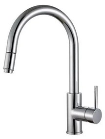 ALVEUS 1129021 - Bateria kuchenna DELOS 38 cm z wyciąganą wylewką, chrom błyszcz