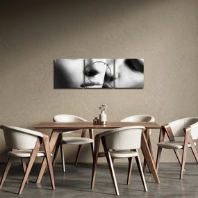 Obraz - Para (z zegarem) (90x30 cm)