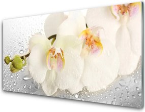 Szkło do Kuchni na Ścianę Romantyczna Kompozycja Kwiatowa