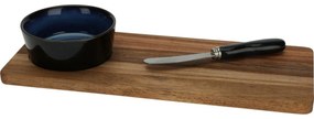EH Zestaw do serwowania Torrente, 3 szt., niebieski, 30 x 12 cm
