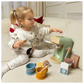 Woopie green drewniany ekspres do kawy 25 el cukiernia barista