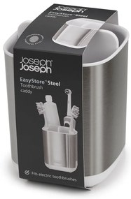Stojak na szczoteczki ze stali nierdzewnej Joseph Joseph EasyStore
