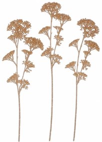 Zestaw sztucznych gałązek Champagne, 3 szt., 52 cm