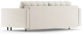 Kremowa rozkładana sofa ze schowkiem 222 cm Bali – Cosmopolitan Design