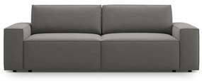 Jasnoszara rozkładana sofa z materiału bouclé 247 cm Jodie – Micadoni Home