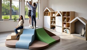 Piankowa wyspa zabaw dla dzieci Happy Playground H600-1