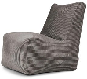 Ciemnoszary sztruksowy worek do siedzenia Seat Lounge – SLOWDOWN