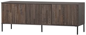 Brązowa szafka pod TV w dekorze jesionu 150x56 cm Gravure – WOOOD