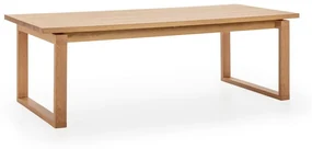 Stół z blatem w dekorze dębu 100x220 cm Rina – Marckeric