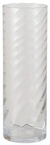 Szklany cylindryczny wazon BILA, 45 cm