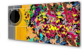 Zdjęcie na płótnie Artystyczna Gitara W Barwach