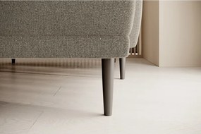 Narożnik BONO z funkcją spania Drewniane nóżki Eleganckie podłokietniki Głębokie siedzisko Prawa strona Barrel 09