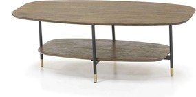 Stolik kawowy 120x40x60 cm jasnobrązowy labirynt