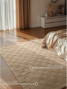 Brązowy wełniany dywan tkany ręcznie 200x300 cm Scala – Villeroy&amp;Boch