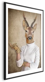 Plakat Pani domu 60x90 cm z ramą czarną z marginesem ARTGEIST B