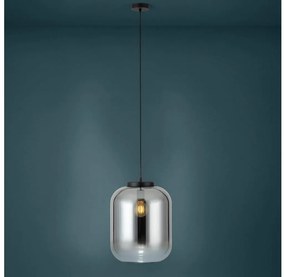 Eglo 39674 - Żyrandol na lince BULCIAGO 1xE27/40W/230V śr. 35 cm dymny