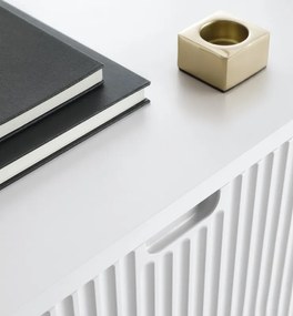 ZURI Toaletka T-103 biała | czarne nogi