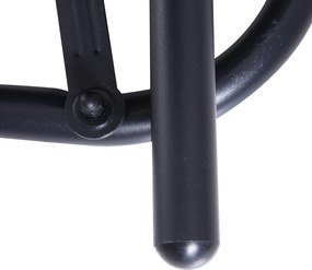 Outsunny ławka bujana huśtawka ogrodowa ławka ogrodowa krzesło bujane ławka parkowa czarna