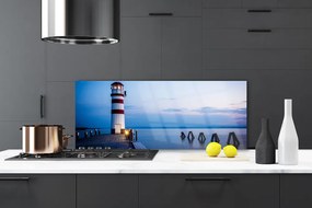 Szkło Dekoracyjne do Kuchni Wieża Latarni Morskiej