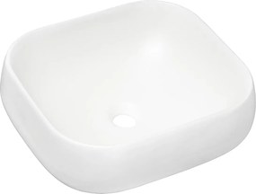 Biała nowoczesna umywalka ceramiczna na blat T7-R31