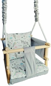 Drewniana huśtawka rosnąca 6 wzorów M4-A91