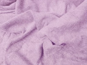 PrzytulneMieszkanie.pl Prześcieradło frotte PREMIUM fioletowo-różowe 160x200 cm