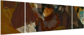 Obraz - Henri de Toulouse-Lautrec, At the Moulin Rouge, reprodukcje (170x50 cm)