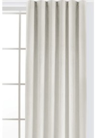 Kremowa aksamitna zasłona częściowo zaciemniająca (dimout) 530x250 cm Velto – Filumi
