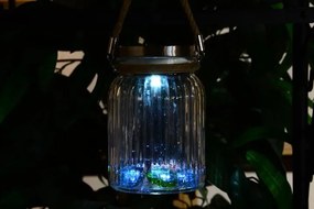 Zestaw 4 sztuk oświetlenia solarnego – szklane, wiszące