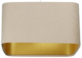 Lampa wisząca KWADRO SUE 40w20 beżowa/złota BPS KONCEPT