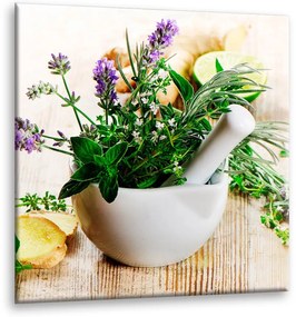 Obraz Styler Glasspik Kitchen Ginger, 30x30 cm