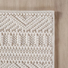 Dywan nowoczesny Helix Boho kremowy 80 cm x 250 cm