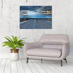 Obraz drogi podczas burzy (70x50 cm)