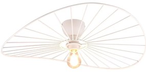 Biała lampa sufitowa ø 60 cm Chapeau – Trio