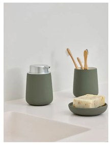 Zielona porcelanowa mydelniczka Nova – Zone