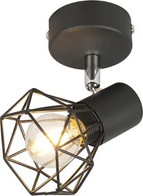 Inteligentny reflektor czarny obrotowy i pochylony w komplecie z Wi-Fi P45 - Mosh