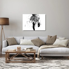 Obraz na szkle - Pokaz mody (70x50 cm)