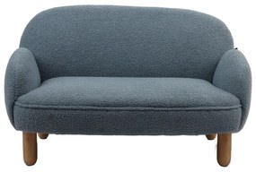 Beżowa sofa dla dzieci z materiału bouclé 89 cm Rocky – Vipack