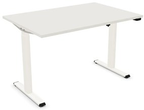 Biurko eCOMO 120x60cm platinum z regulacją wysokości NOWY STYL