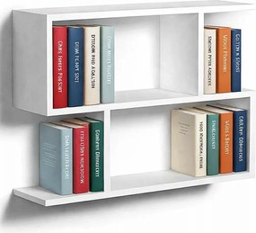 Nowoczesna biała półka wisząca B7-K47