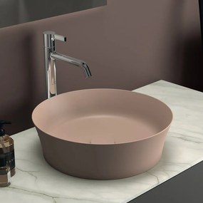 Jasnoróżowa ceramiczna okrągła umywalka ø 40 cm Ipalyss – Ideal Standard